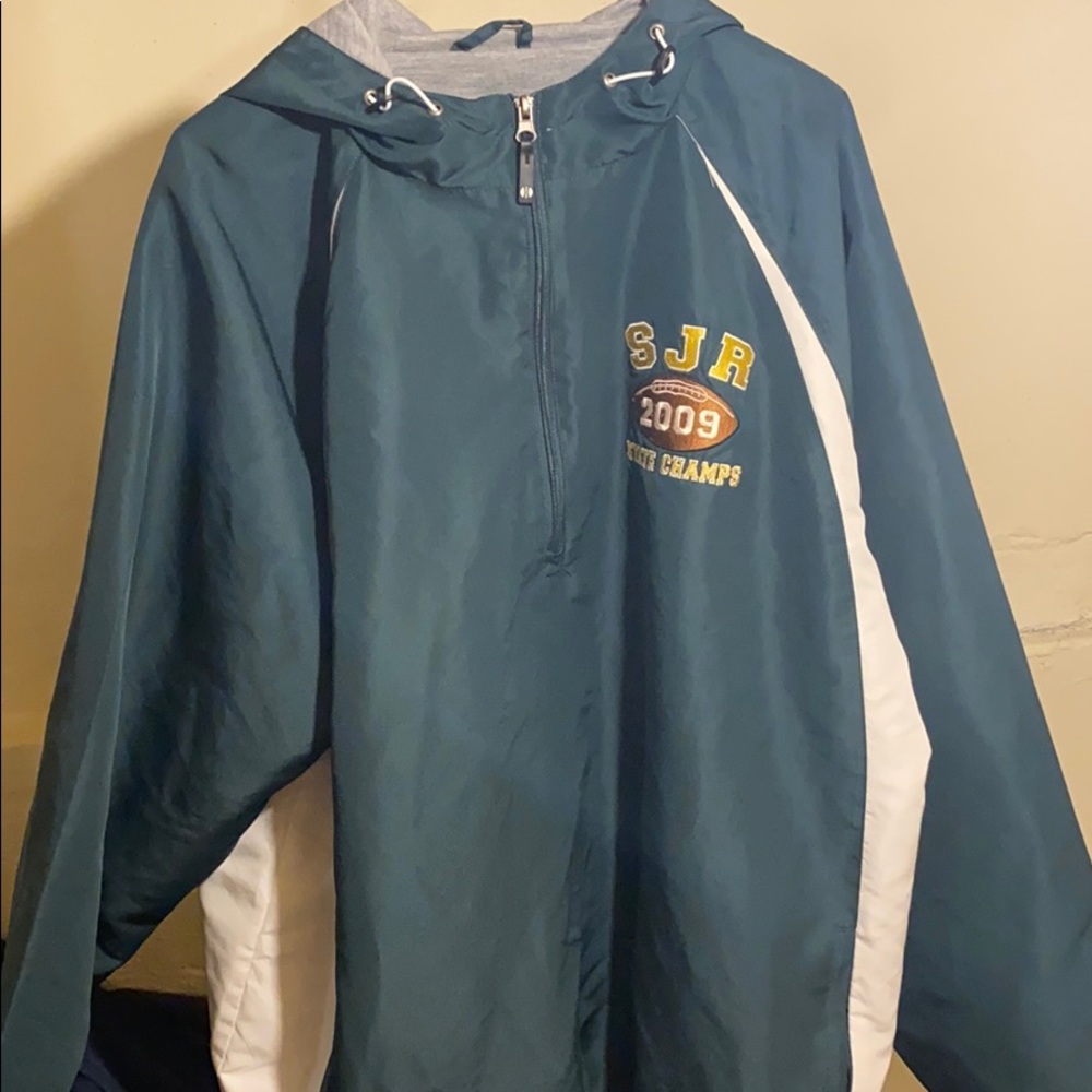 High school football rain jacket